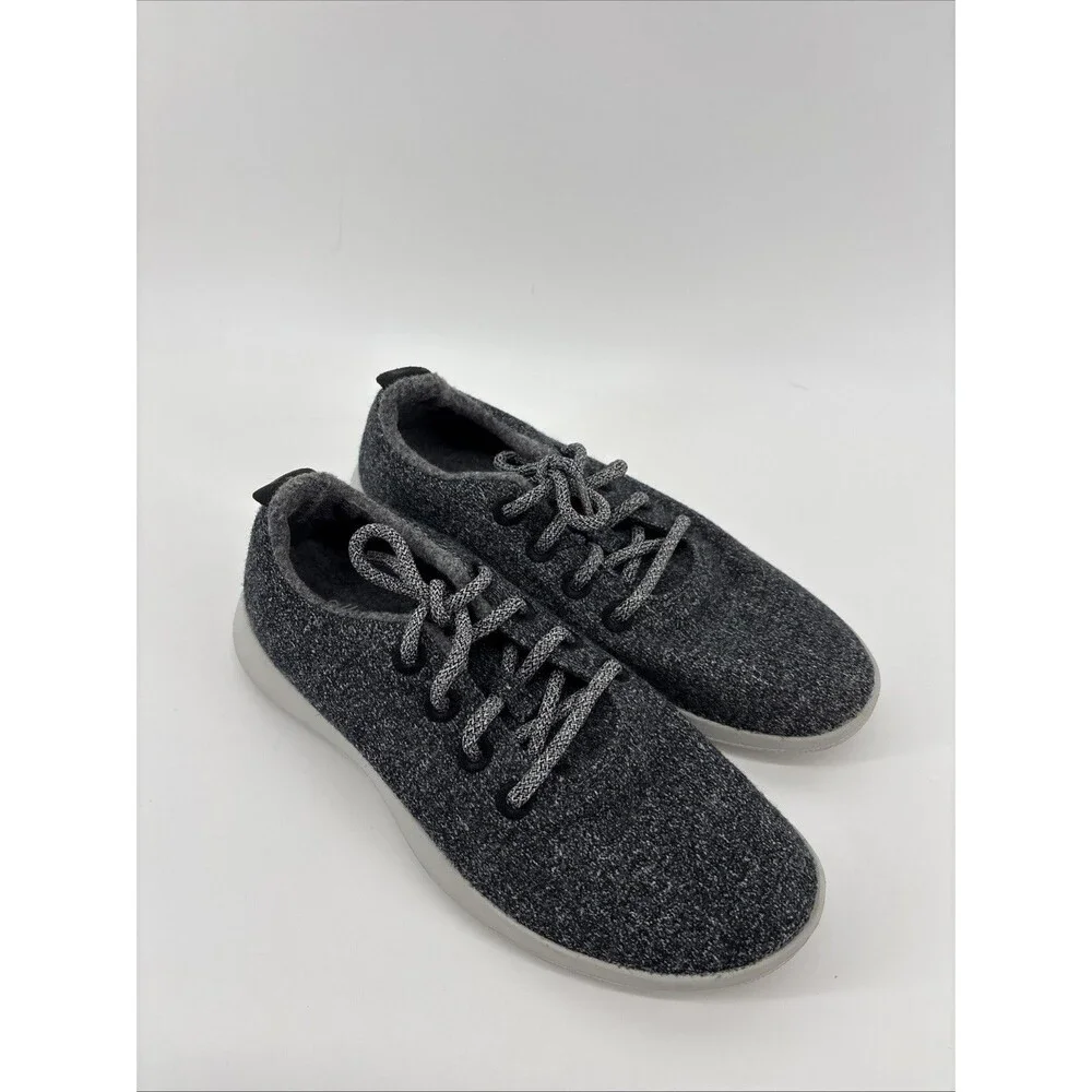 Men's sz 8 M Allbirds Wool Runners Gray  Merino Wool Sneakers